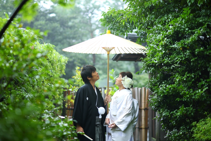 雨も趣ある風景に