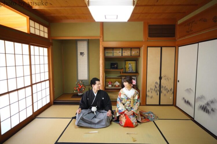 ご自宅結婚写真