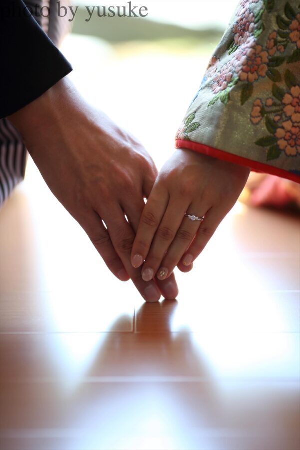 ご自宅結婚写真