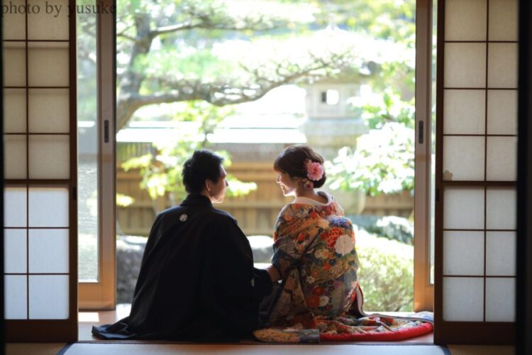 ご自宅結婚写真