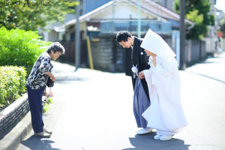 ご自宅結婚写真