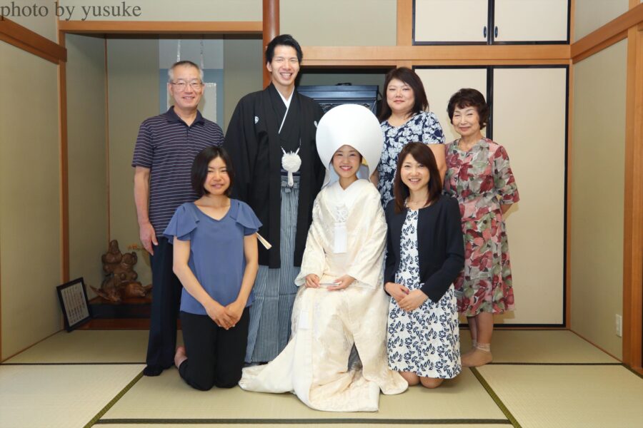 ご自宅結婚写真