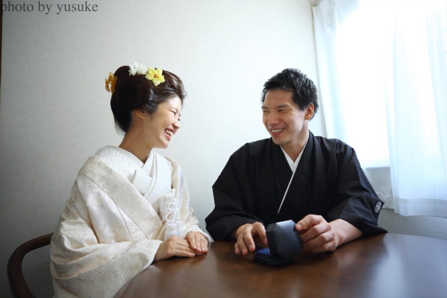 ご自宅結婚写真