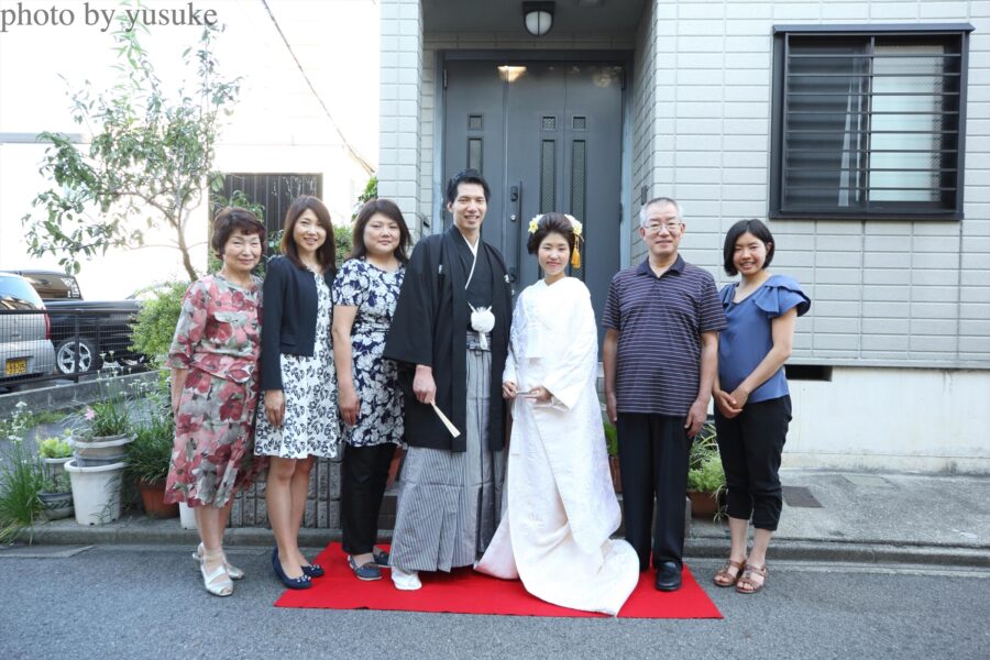 ご自宅結婚写真